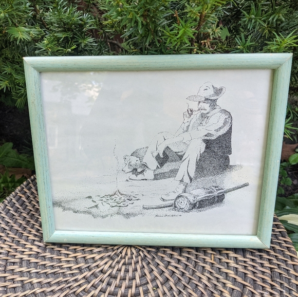 Vintage Dot Art Print